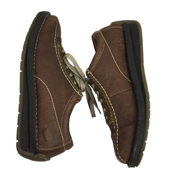 Dr. Martens Mens 9 Brown Casual Lace-Up Oxford Sneakers Shoes - Picture 5 of 12